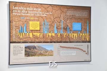  Telde da acogida a la exposición sobre los efectos del cambio climático en Canarias/TA.